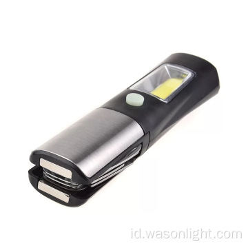 Baterai Powerd Multi Alat Cob Magnetic Led Torch Senter